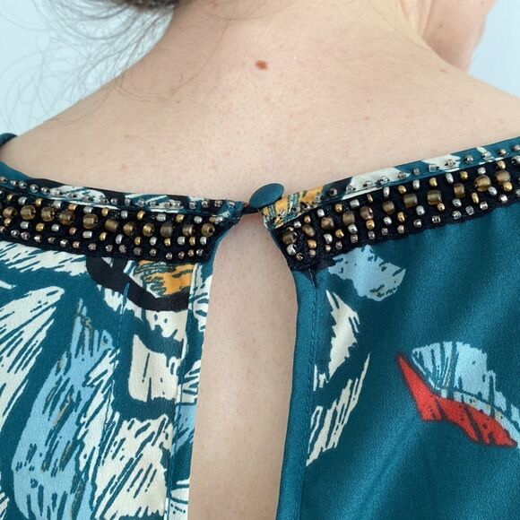 Anthropologie Maeve Swing Dress Floral Print Size Small - Picture 4 of 8